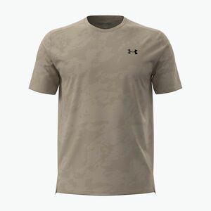 Férfi edzőpóló Under Armour Tech Vent Jcqrd City Khaki/Black (Tech Vent Jcqrd 1390047-299) kép