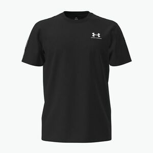 Férfi edzőpóló Under Armour Icon Heavyweight Tee Taping black/white (Icon Heavyweight Tee Taping 1390300-001) kép