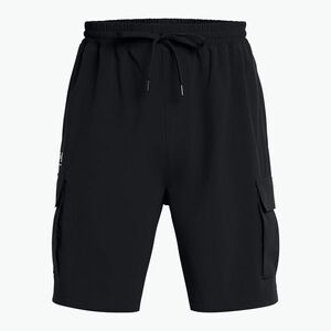Férfi edzőshort Under Armour Vibe Woven Cargo black/white (Vibe Woven Cargo 1386560-001) kép