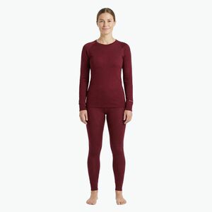 Női thermo fehérnemű szett WOOLCANO Merino SET0543 burgundy (Merino SET0543 WLC-B5AP021-BRG) kép