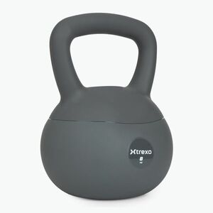 Puha kettlebell XTREXO 8 kg grey (XTO-B5J002-GY) kép