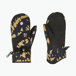 Gyerek snowboardkesztyű Roxy Jetty Mitt fennel seed/big flower rg (Jetty Mitt ERGHN03051-TMG2) kép