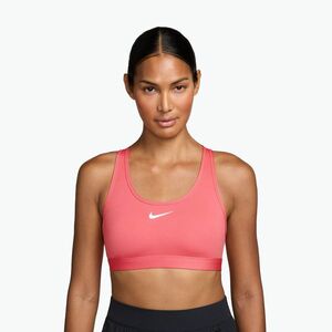 Sportmelltartó Nike Swoosh Medium Support sea coral/white (Swoosh Medium Support DX6821-897) kép