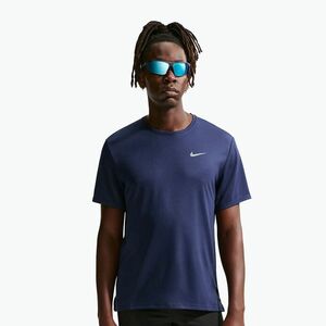 Férfi futópóló Nike Miler Dri-Fit UV midnight navy (Miler Dri-Fit UV DV9315-410) kép