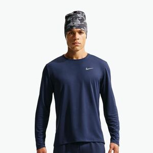 Férfi hosszú ujjú futópóló Nike Miler Dri-Fit UV midnight navy (Miler Dri-Fit UV FB7070-410) kép