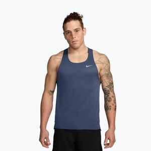 Férfi futópóló Nike Fast Dri-Fit diffused blue (Fast Dri-Fit FN4229-491) kép