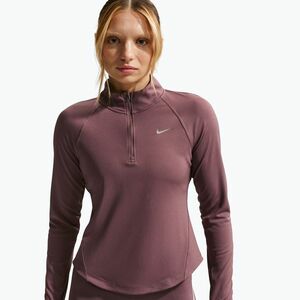 Női futó pulóver Nike Tempo Swoosh Run Dri-Fit 1/4-Zip tattoo/white (Tempo Swoosh Run Dri-Fit 1/4-Zip HV2842) kép