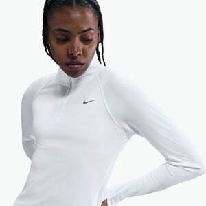 Női futó pulóver Nike Tempo Dri-Fit 1/4 Zip white (Tempo Dri-Fit 1/4 Zip HV2852-100) kép