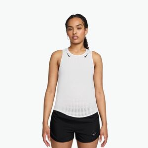Női futótrikó Nike AeroSwift Dri-Fit ADV Singlet white/black (AeroSwift Dri-Fit ADV Singlet IF1252) kép