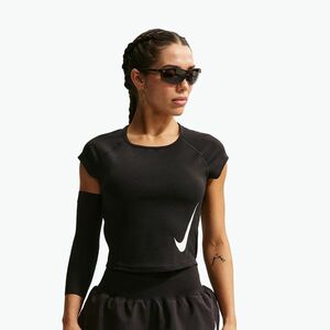 Női futópóló Nike Swoosh Run Dri-Fit black/white/white (Swoosh Run Dri-Fit IF4998-663) kép