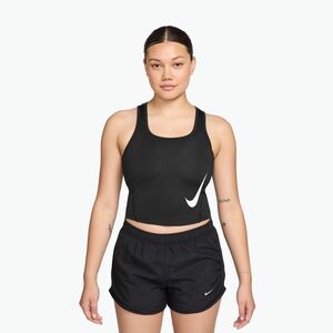 Női futópóló Nike Swoosh Run Dri-Fit black/white (Swoosh Run Dri-Fit IF5005) kép