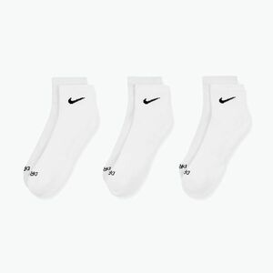 Zoknik Nike Everyday Plus Cushioned Ankle 3 pár white/black (Everyday Plus Cushioned Ankle SX6890) kép