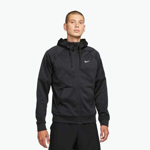 Férfi edzőfelső Nike Therma Fit Full-Zip black/black/white (Therma Fit Full-Zip DQ4830-010) kép