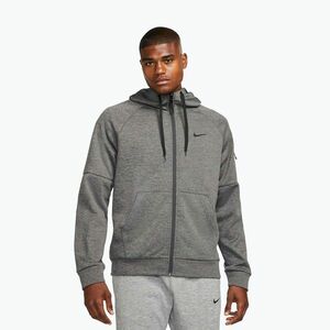 Férfi edzésfelső Nike Therma Fit Full-Zip charcoal heather/dark smoke grey/black (Therma Fit Full-Zip DQ4830-071) kép