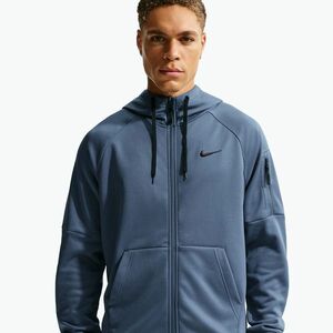 Férfi edzőfelső Nike Therma Fit Full-Zip diffused blue/diffused blue/black (Therma Fit Full-Zip DQ4830-491) kép