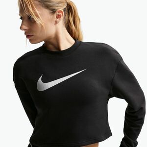 Női edzőfelső Nike Pro Dri-Fit Crew Neck black/metallic silver/white (Pro Dri-Fit Crew Neck IB8979-010) kép