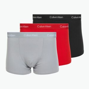 Boxeralsó Calvin Klein LV00NB4566 Relaxed Fit Trunk 3 pár adrenaline rush/dyed to match white/black (LV00NB4566 Relaxed Fit Trunk) kép