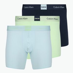 Boxeralsók Calvin Klein LV00NB4477 Brief 3 db patina green/shoreline/iridescent blue (LV00NB4477 Brief) kép