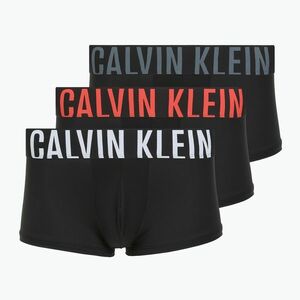 Boxeralsók Calvin Klein 000NB3611A Low Rise Trunk 3 pár black bodies/white/turbulence/velvet (000NB3611A Low Rise Trunk) kép