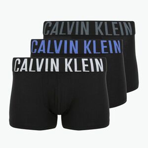 Boxeralsók Calvin Klein 000NB3608A Trunk 3 pár black bodies/turbulence/white/iridescent (000NB3608A Trunk) kép