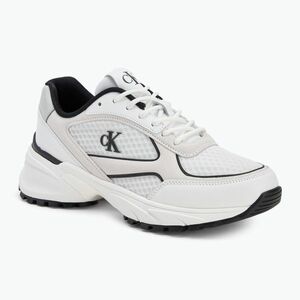 Férfi cipők Calvin Klein YM0YM01379 Hike Runner Mesh MIX bright white/black (Hike Runner Mesh MIX YM0YM0137901W) kép