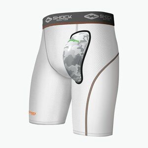 Férfi küzdősport rövidnadrág Shock Doctor AirCore Cup Compression white (AirCore Cup Compression) kép