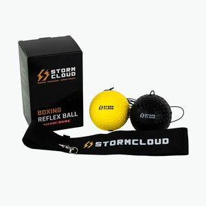 Reflexlabdák StormCloud Reflex Ball Duo yellow/black (Reflex Ball Duo 600650) kép