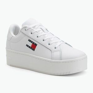 Női cipők Tommy Jeans Flatform white (Flatform EN0EN02932YBS) kép