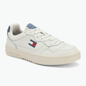 Férfi cipők Tommy Jeans Cupsole Leather Ess blue pillanat (Cupsole Leather EM0EM01443PO6) kép