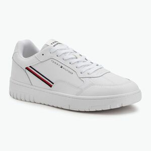 Férfi cipő Tommy Hilfiger Basket Core Stripes white (Basket Core Stripes FM0FM05631YBS) kép
