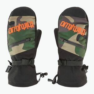 Gyerek snowboard kesztyű ThirtyTwo Corp Mitt black/orange (Corp Mitt T.26.MTY.YCM.OG.2SM.1) kép