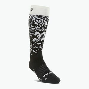 Férfi snowboard zokni ThirtyTwo 32 Merino black/white (32 Merino T.26.OZM.MRS.WH.2SM.1) kép