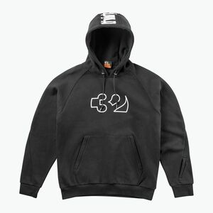Férfi kapucnis pulóver ThirtyTwo Team Tech Hoodie black (Team Tech Hoodie T.26.HOM.TTH.BK.2S.1) kép