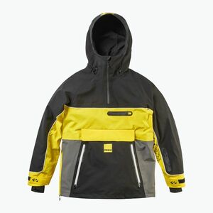 Férfi snowboarddzseki ThirtyTwo Light X Walker Anorak black/yellow (Light X Walker Anorak T.26.JKM.LTA.YE.2S.1) kép
