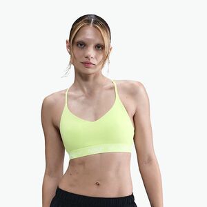 Sportmelltartó Nike Dri-Fit Indy Light Support light lemon twist/white pearl (Dri-Fit Indy Light Support FD1062-736) kép