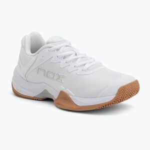 Padel cipő NOX ML10 Hexa white/gum rubber (ML10 Hexa CAL26HEXWHGR) kép