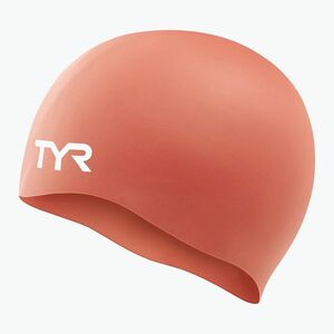 Úszósapka TYR Wrinkle Free Silicone coral/white (Wrinkle Free Silicone LCS_732) kép