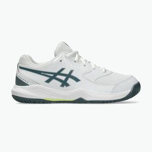 Gyerek teniszcipő ASICS Gel-Dedicate 8 GS Jr white/ironclad (Gel-Dedicate 8 GS Jr 1044A077-108) kép