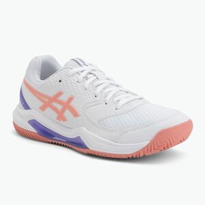 Női padelcipők ASICS Gel-Dedicate 8 Padel W white/guava (Gel-Dedicate 8 Padel W 1042A241-105) kép