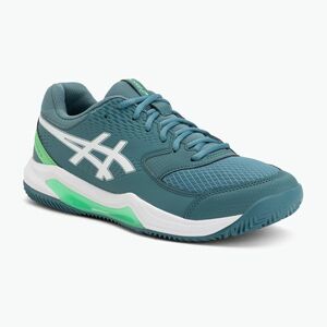 Férfi padelcipő ASICS Gel-Dedicate 8 misty pine/white (Gel-Dedicate 8 Padel 1041A414-301) kép