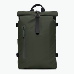 Városi hátizsák Rains Rolltop Rucksack Large 23 l green (Rolltop Rucksack Large 14590) kép