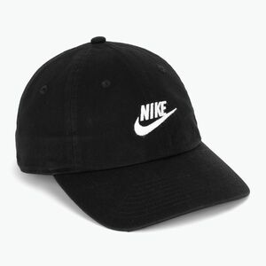 Baseballsapka Nike Club Unstructured Futura Wash black/white (Club Unstructured Futura Wash FB5368) kép