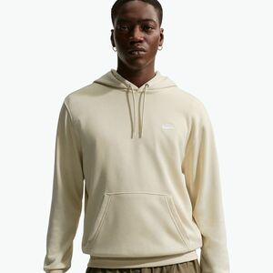 Férfi kapucnis pulóver Nike Club French Terry Pullover Hoodie light khaki/light khaki/white (Club French Terry Pullover Hoodie FN3866-229) kép