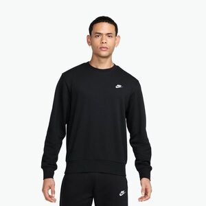 Férfi pulóver Nike Club French Terry Crew black/white (Club French Terry Crew FN3888-010) kép