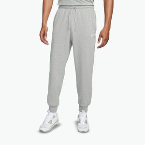 Férfi melegítőnadrág Nike Club Knit Jogger dark grey heather/white (Club Knit Jogger FQ4330-063) kép