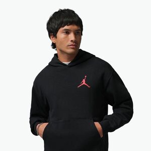 Férfi kapucnis pulóver Nike Jordan Pullover Hoodie black/gym red (Jordan Pullover Hoodie IR0333-010) kép