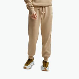 Női nadrág Nike Sportswear Phoenix Fleece Mid-Rise linen/sail (Sportswear Phoenix Fleece Mid-Rise FZ7626-286) kép