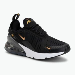 Gyerekcipő Nike Air Max 270 black/laser orange/metallic copper (Air Max 270 943345) kép