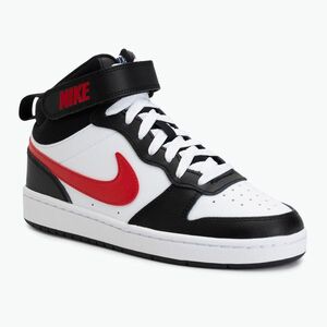Gyerekcipő Nike Court Borough Mid 2 white/white/black/university red (Court Borough Mid 2 DO5889-161) kép