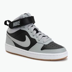 Gyerekcipő Nike Court Borough Mid 2 black/white/gum med brown/light smoke grey (Court Borough Mid 2 CD7782-016) kép